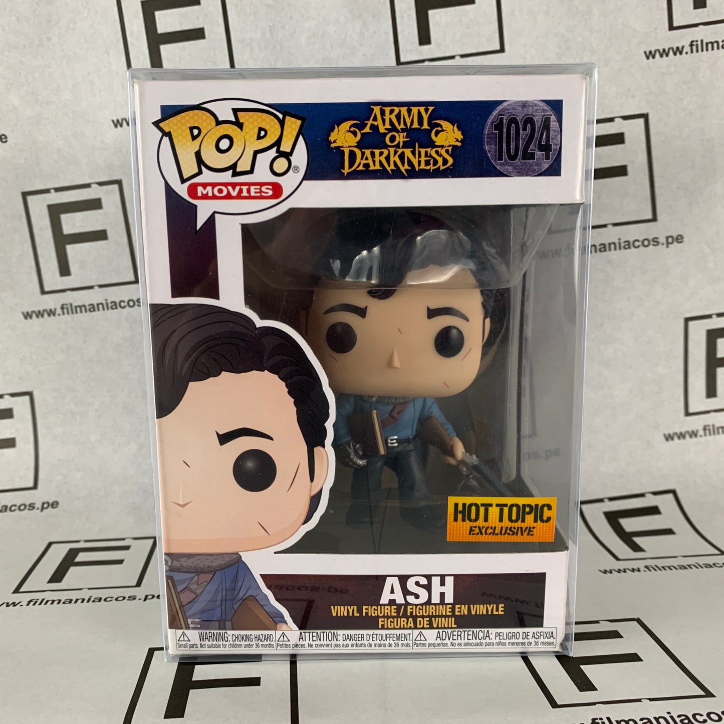 Evil Dead Funko Pop! Movies Army Of Darkness Ash (1024) (Hot Topic Exclusive) + Protector