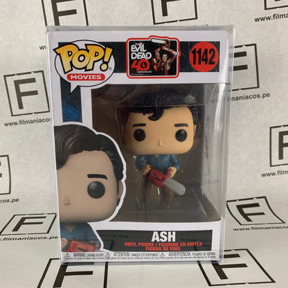 Evil Dead Funko Pop! Movies Ash (1142) (40th Anniversary) + Protector