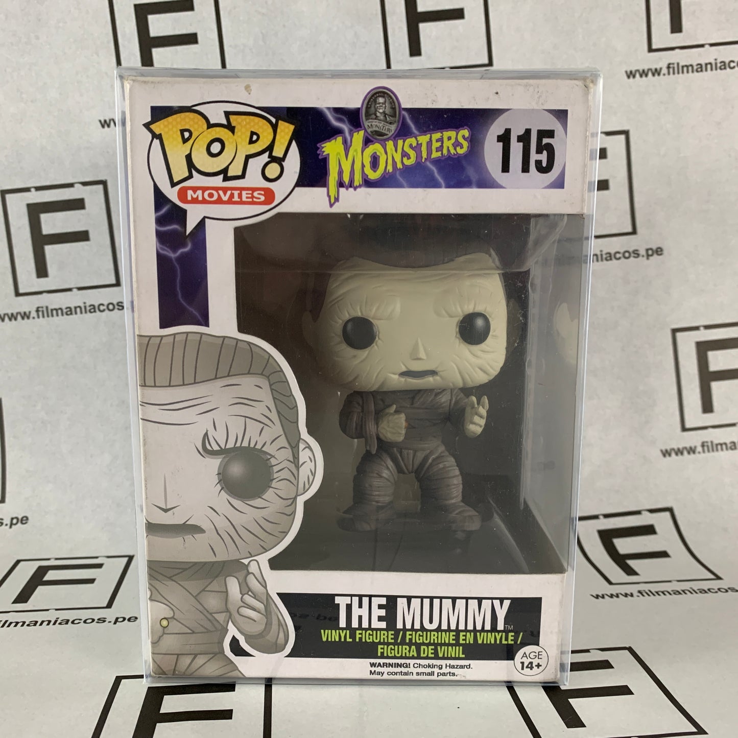 Universal Monsters Funko Pop Movies The Mummy (115) + Protector