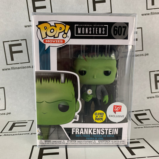 Universal Monsters Funko Pop Movies Frankenstein Monster (Walgreens Exclusive Glow-In-The-Dark) (607) + Protector