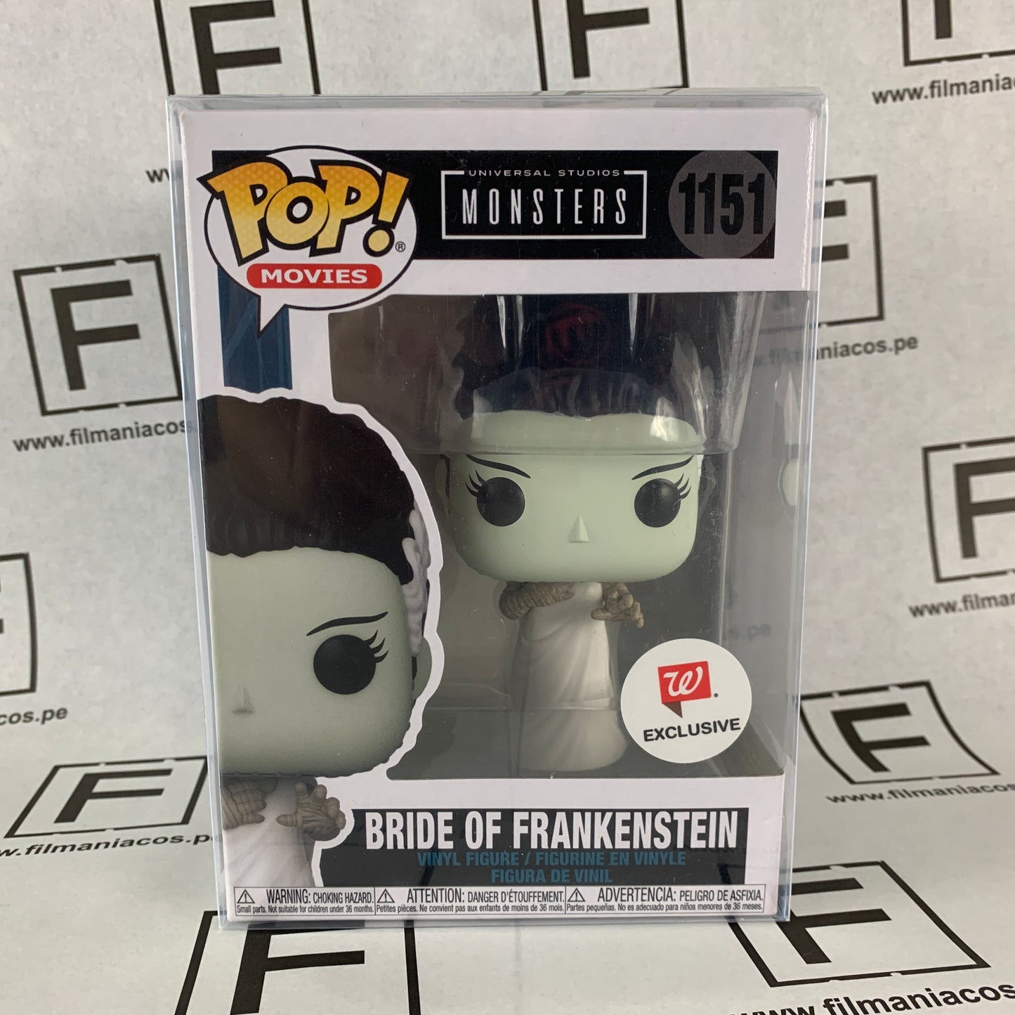 Universal Monsters Funko Pop Movies Bride Of Frankenstein (Walgreens Exclusive) (1151) + Protector