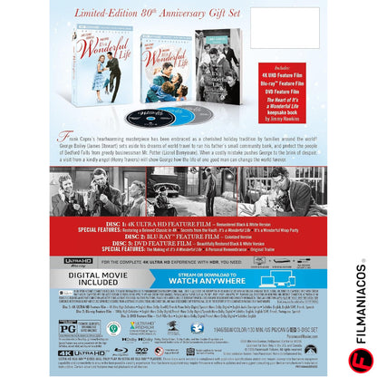 PRE-VENTA: It's a Wonderful Life (1946) (Gift-Set estándar) [4K Ultra HD + Blu-ray]
