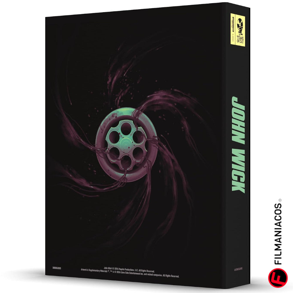 PRE-VENTA: John Wick (2014) (Titans of Cult Steelbook / Gift-Set) [4K Ultra HD + Blu-ray]