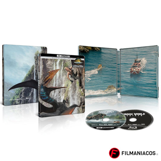 PRE-VENTA: Jurassic World: Rebirth (2025) (Steelbook) [4K Ultra HD + Blu-ray]