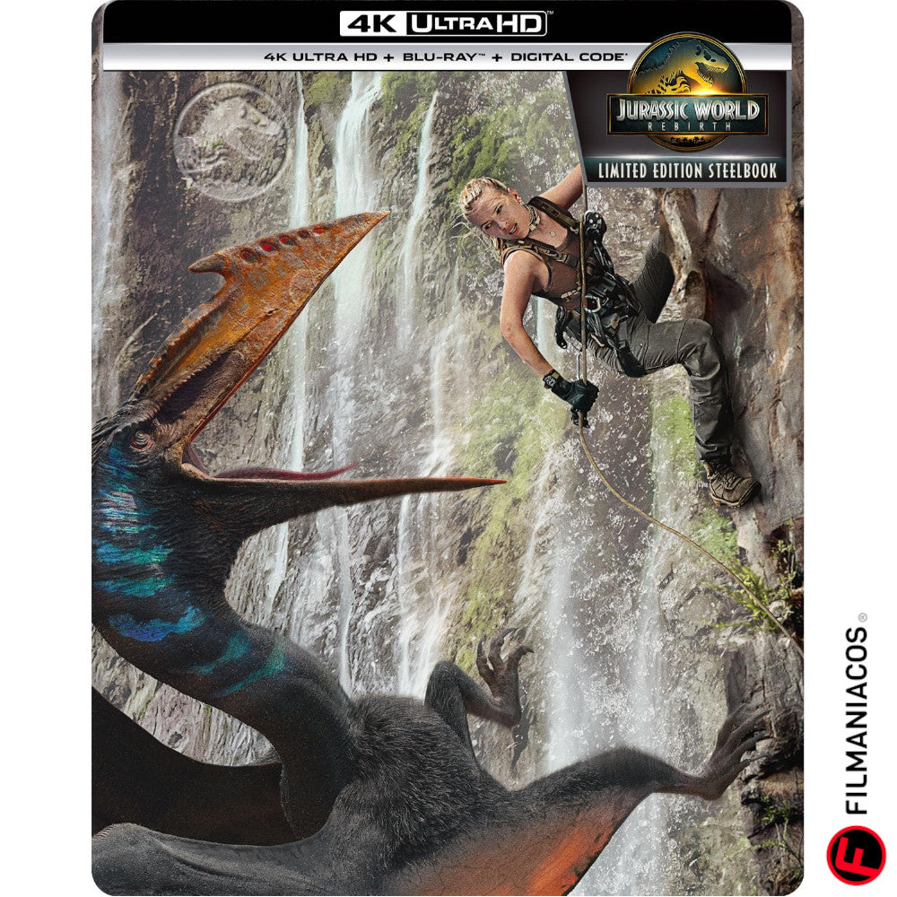 PRE-VENTA: Jurassic World: Rebirth (2025) (Steelbook) [4K Ultra HD + Blu-ray]