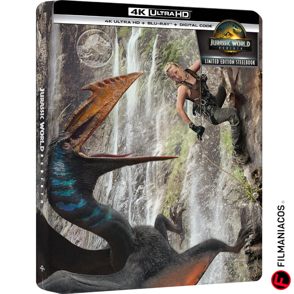PRE-VENTA: Jurassic World: Rebirth (2025) (Steelbook) [4K Ultra HD + Blu-ray]