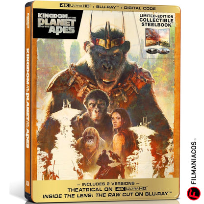 PEDIDO: Kingdom of the Planet of the Apes (2024) (Steelbook) [4K Ultra HD + Blu-ray]