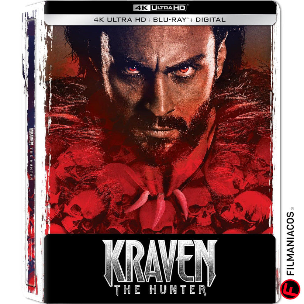 PRE-VENTA: Kraven the Hunter (2024) (Steelbook) [4K Ultra HD + Blu-ray]