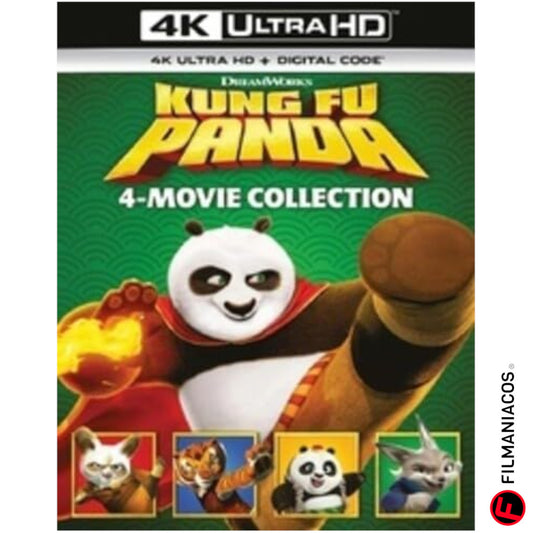 PRE-VENTA: Kung Fu Panda: 4-Movie Collection (2008-2024) [4K Ultra HD]