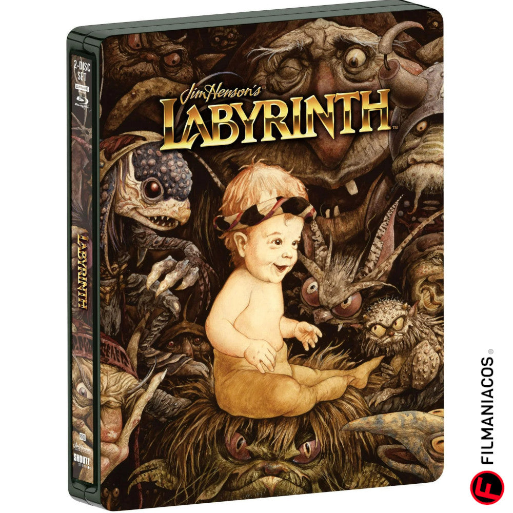 PRE-VENTA: Labyrinth (1986) (Steelbook) [4K Ultra HD + Blu-ray]