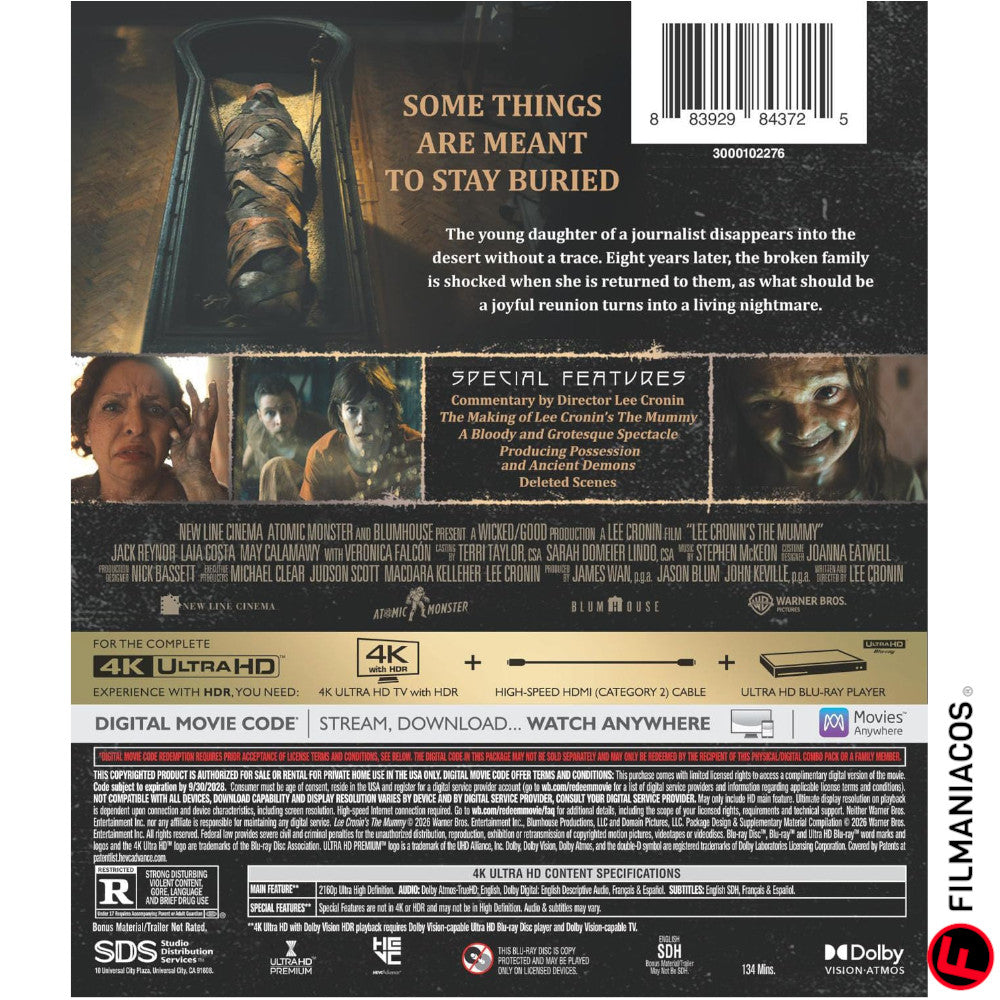 PRE-VENTA: The Mummy (2026) [4K Ultra HD]