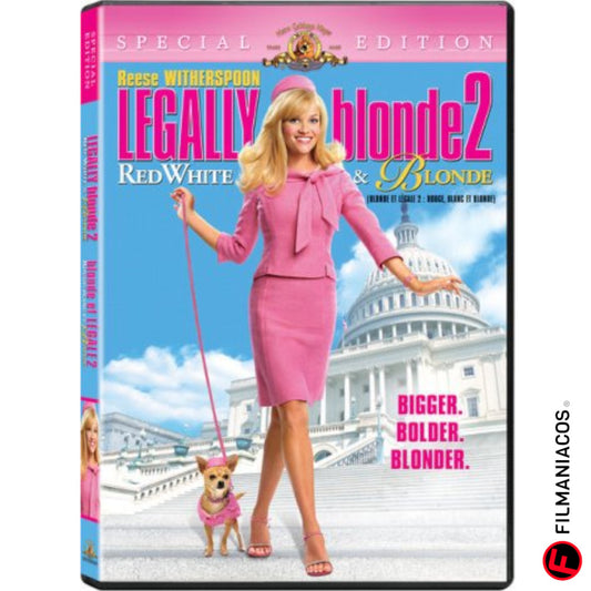 Legally Blonde 2: Red, White, and Blonde (2003) (Caja rosa) [DVD] >>USADO<<