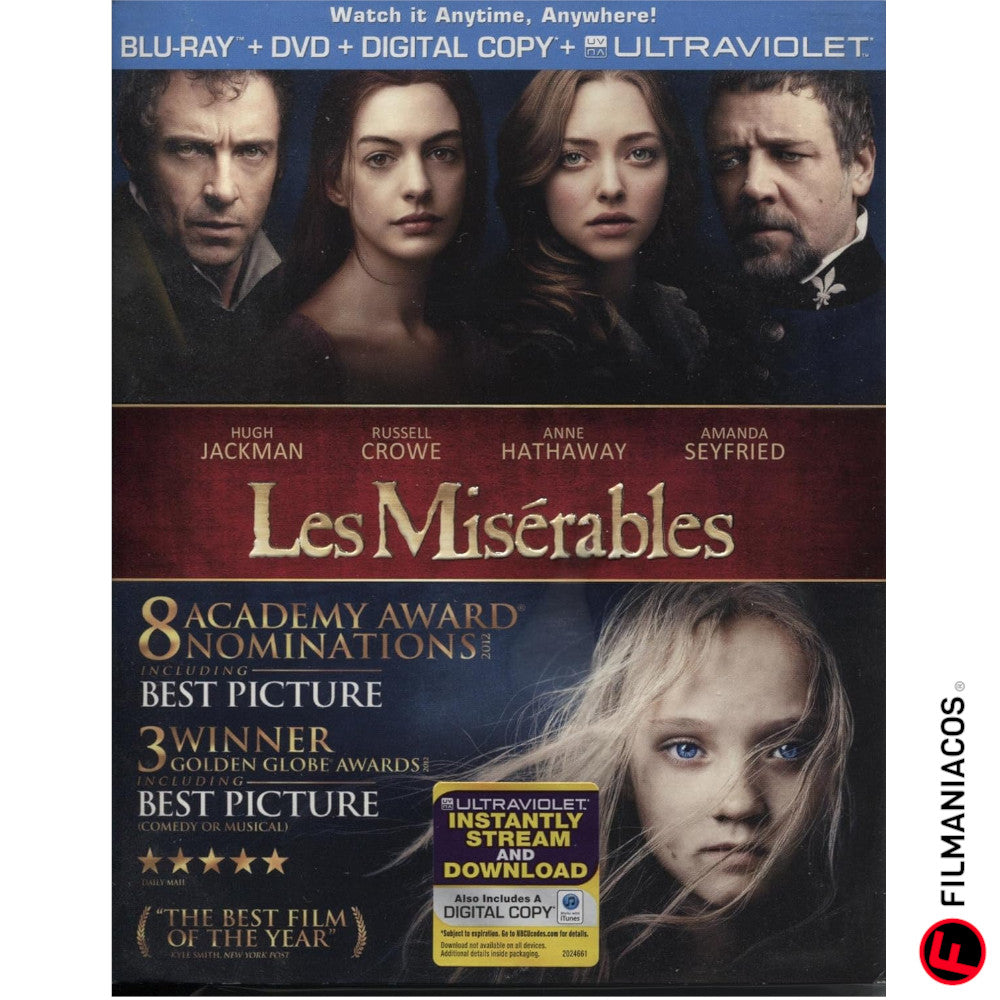 Les Misérables (2012) [Blu-ray + DVD] >>USADO<<