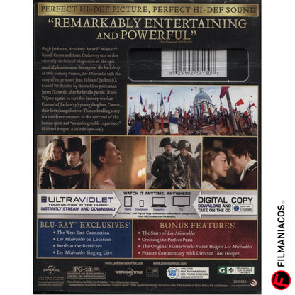 Les Misérables (2012) [Blu-ray + DVD] >>USADO<<