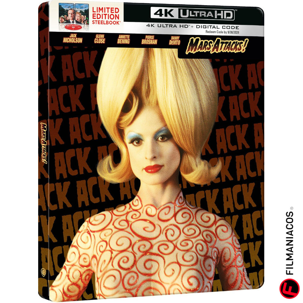 PRE-VENTA: Mars Attacks! (1996) (Steelbook) [4K Ultra HD]