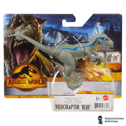 Jurassic World Dominion Ferocious Pack Velociraptor Blue [SUELTO]