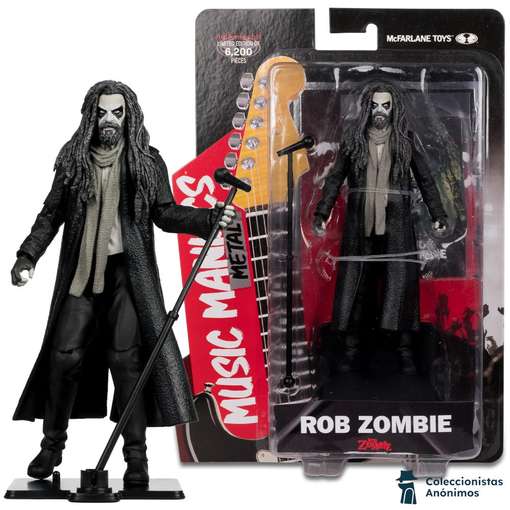 Rob Zombie McFarlane Toys Music Maniacs Metal (Figura de 6")