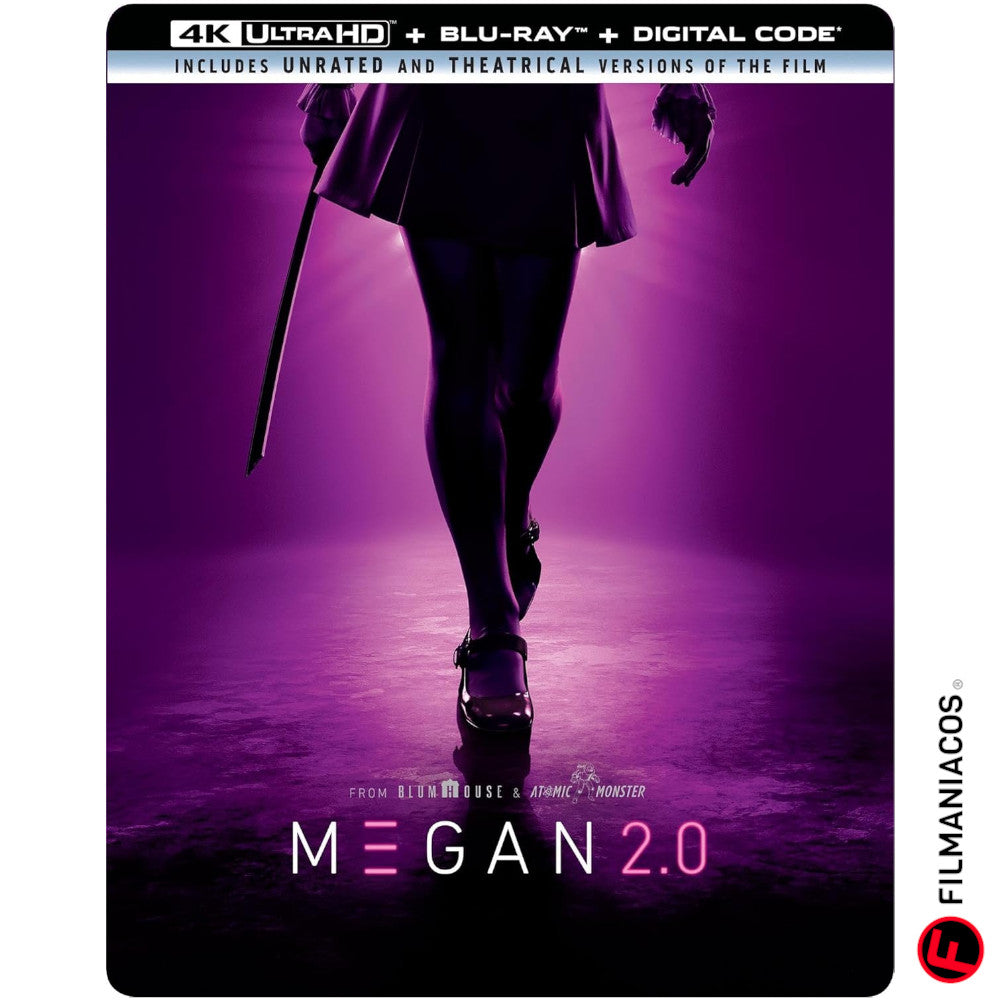 PRE-VENTA: Megan 2.0 (2025) (Steelbook) [4K Ultra HD + Blu-ray]
