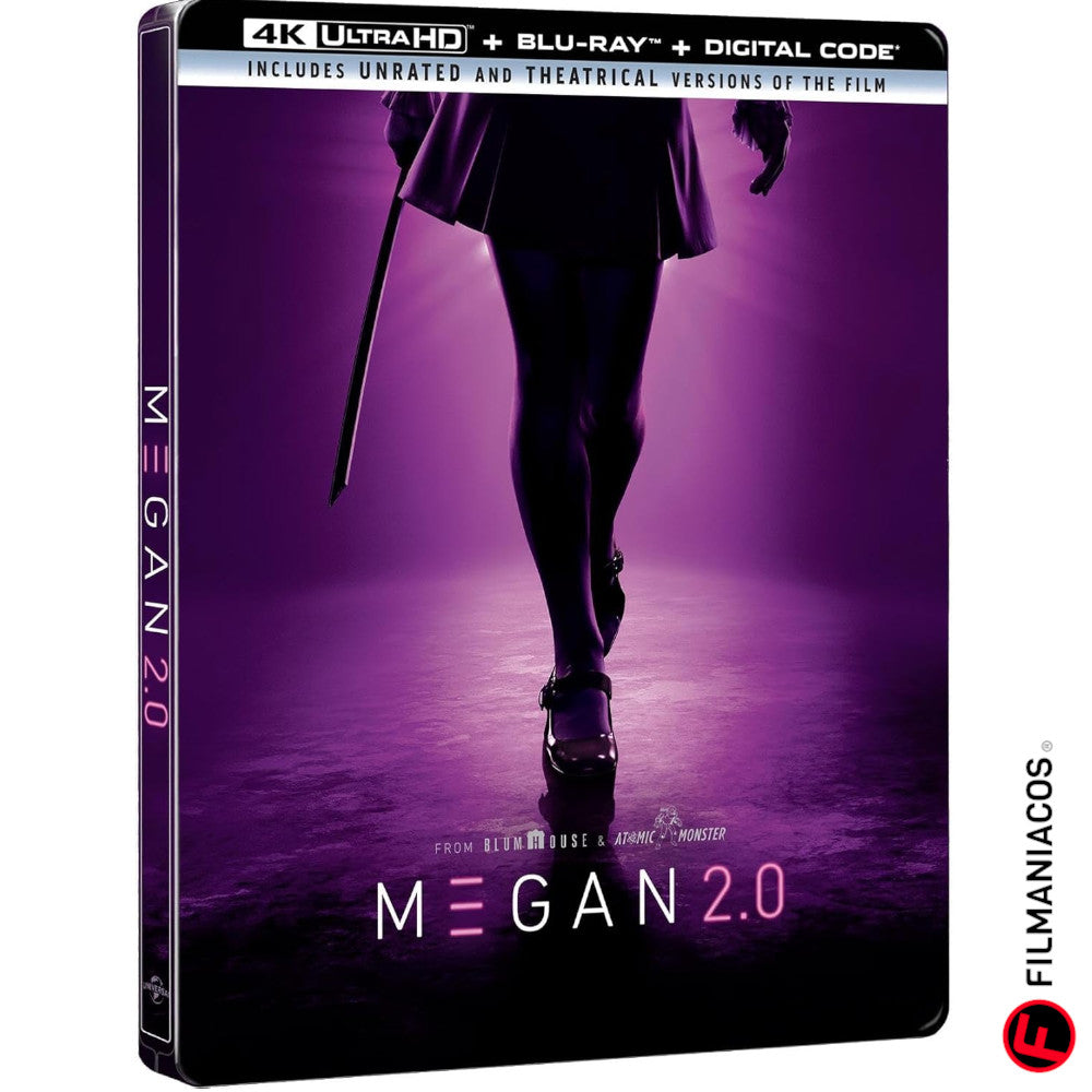 PRE-VENTA: Megan 2.0 (2025) (Steelbook) [4K Ultra HD + Blu-ray]