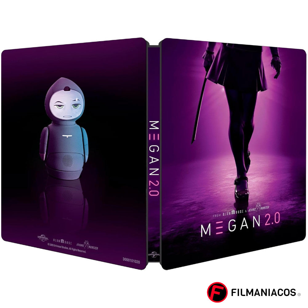 PRE-VENTA: Megan 2.0 (2025) (Steelbook) [4K Ultra HD + Blu-ray]