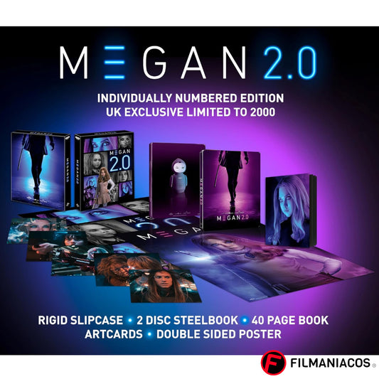 PRE-VENTA: M3GAN 2.0 (2025) (Gift-Set con Steelbook) [4K Ultra HD + Blu-ray]