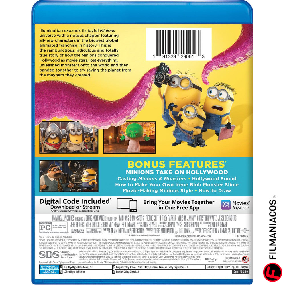 PRE-VENTA: Minions & Monsters (2026) [Blu-ray]