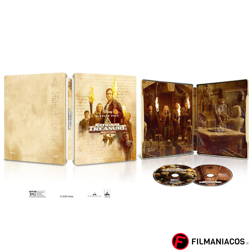 PRE-VENTA: National Treasure (2004) (Steelbook) [4K Ultra HD + Blu-ray]