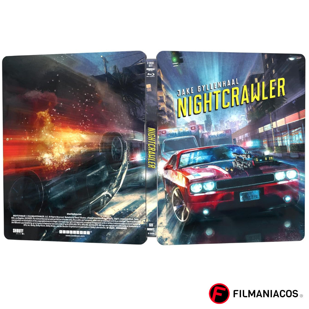 PRE-VENTA: Nightcrawler (2014) (Steelbook) [4K Ultra HD + Blu-ray]