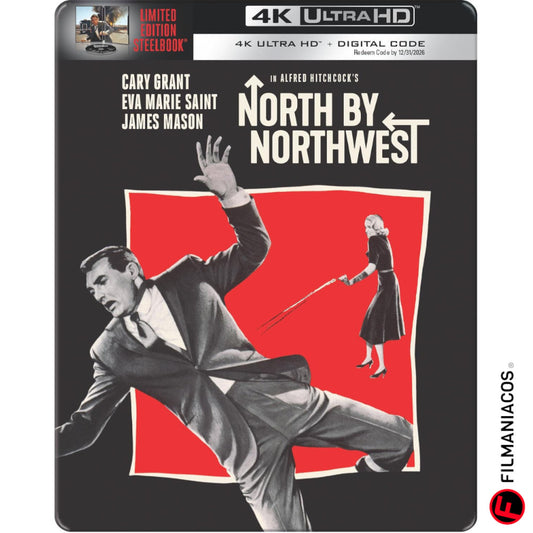 PRE-VENTA: North By Northwest (1959) (Steelbook) [4K Ultra HD]