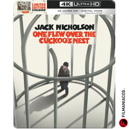 PRE-VENTA: One Flew Over the Cuckoo's Nest (1975) (50th Anniversary Steelbook) [4K Ultra HD]