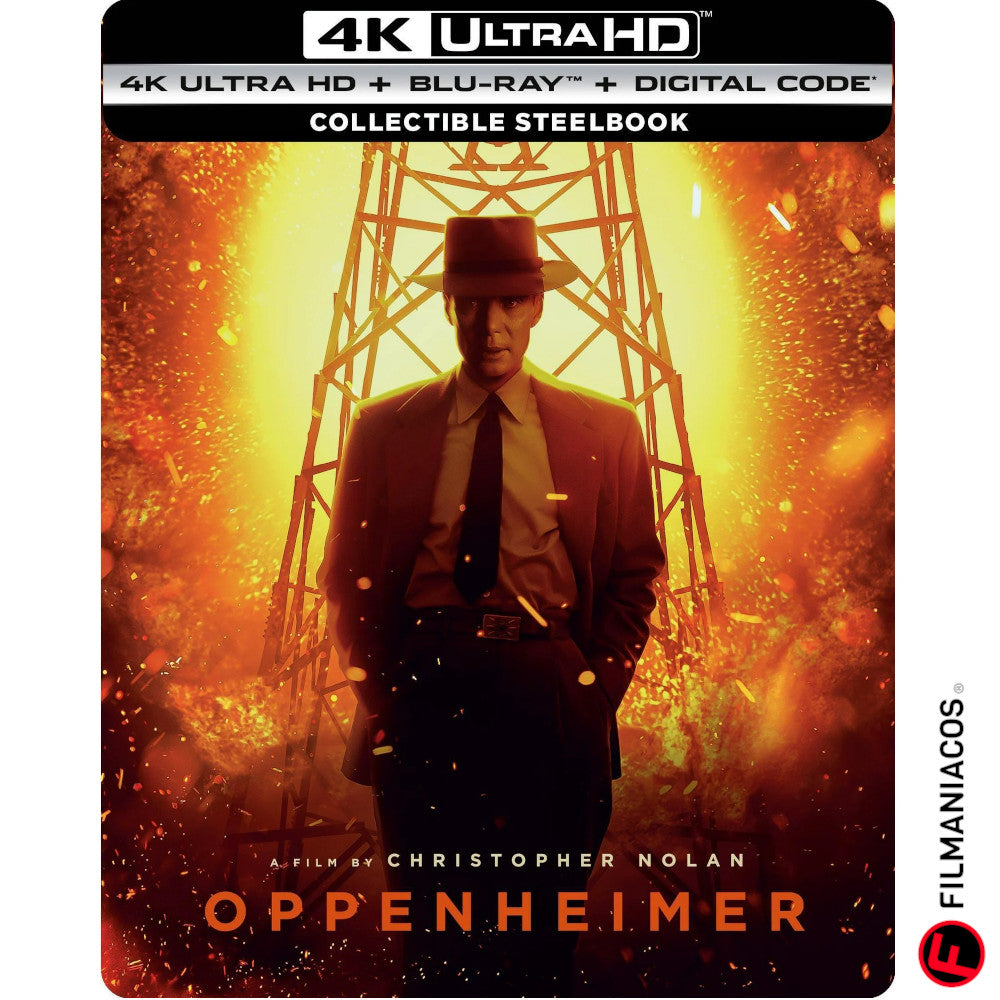 PRE-VENTA: Oppenheimer (2023) (Steelbook) [4K Ultra HD + Blu-ray]