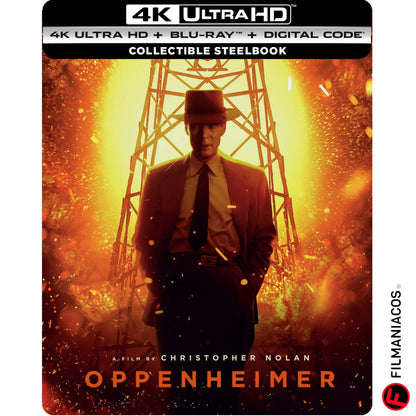 PRE-VENTA: Oppenheimer (2023) (Steelbook) [4K Ultra HD + Blu-ray]