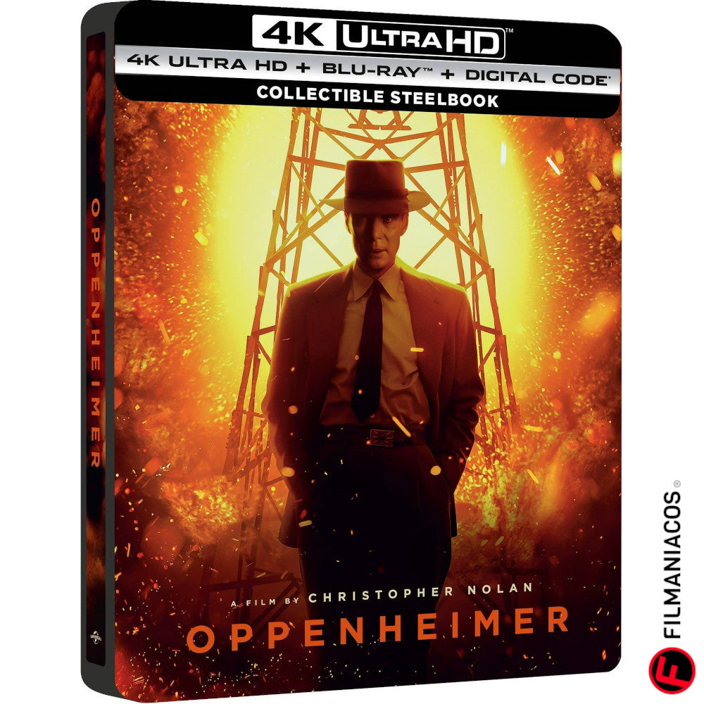 PRE-VENTA: Oppenheimer (2023) (Steelbook) [4K Ultra HD + Blu-ray]