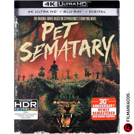 Pet Sematary (30th Anniversary Edition) (1989) [4K Ultra HD + Blu-ray]