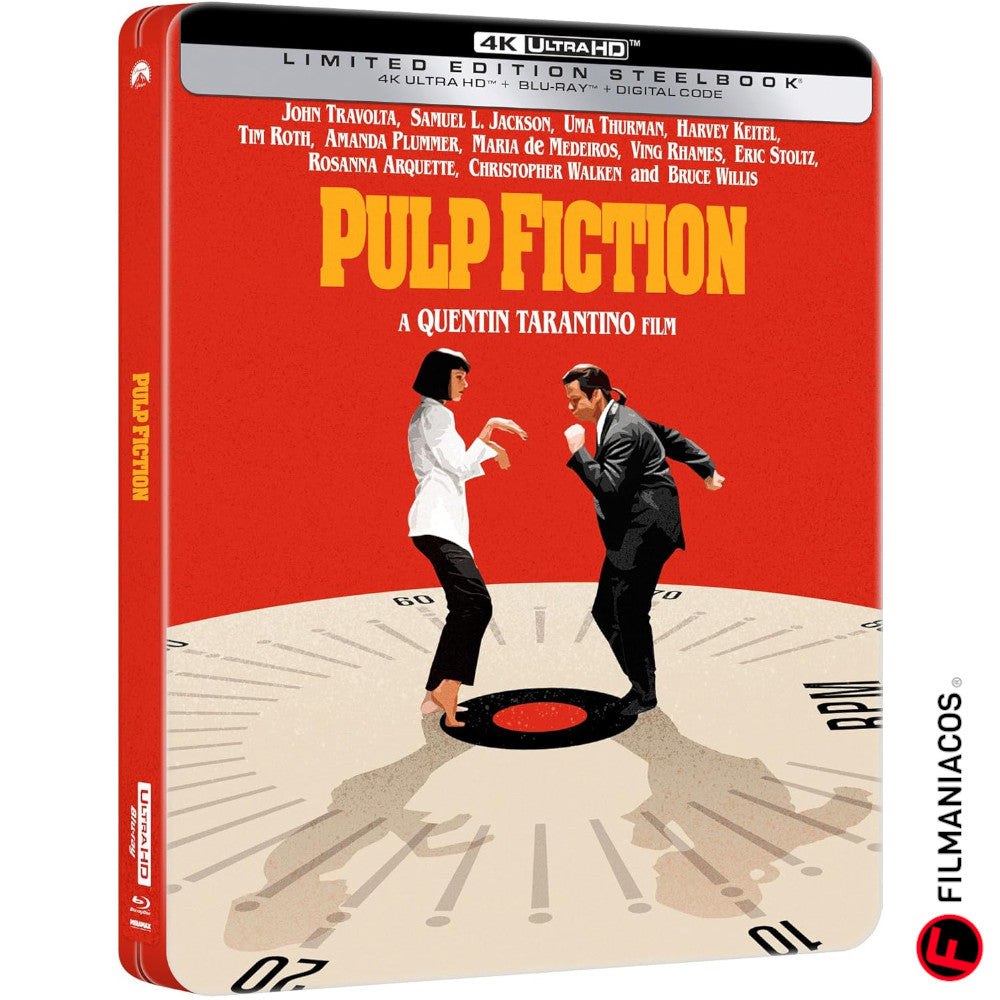 PRE-VENTA: Pulp Fiction (1994) (Steelbook) [4K Ultra HD + Blu-ray]