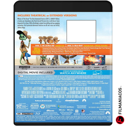 PRE-VENTA: Rango (2011) [4K Ultra HD + Blu-ray]