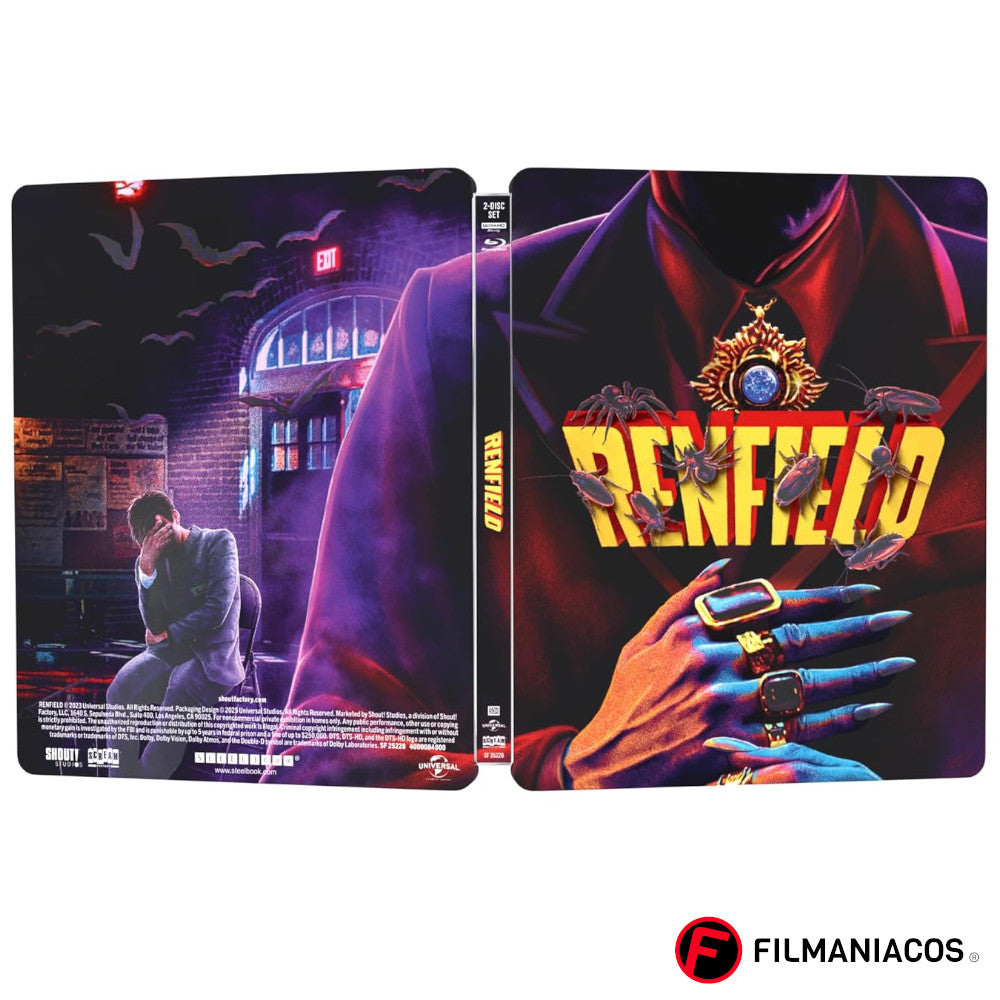 PRE-VENTA: Renfield (2023) (Steelbook) [4K Ultra HD + Blu-ray]