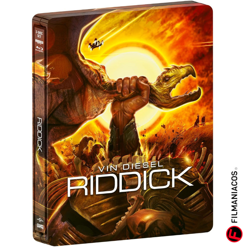 PRE-VENTA: Riddick (2013) (Steelbook) [4K Ultra HD + Blu-ray]