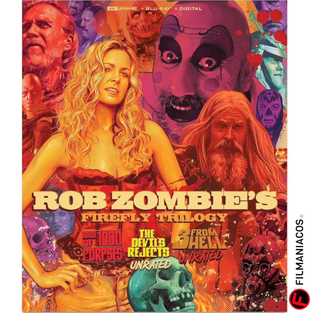 PRE-VENTA: Rob Zombie's Firefly Trilogy (2003-2019) (Gift-Set) [4K Ultra HD + Blu-ray]
