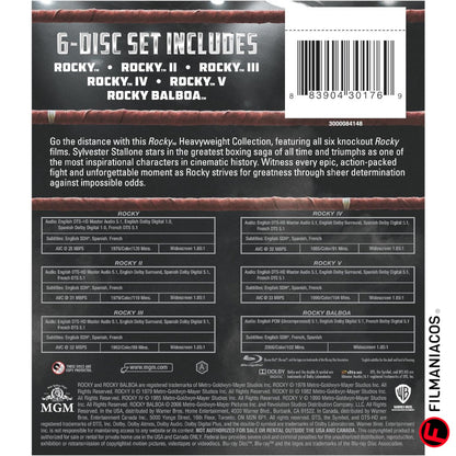 Rocky: Heavyweight Collection (1976-2006) (40th Anniversary Edition) [Blu-ray]