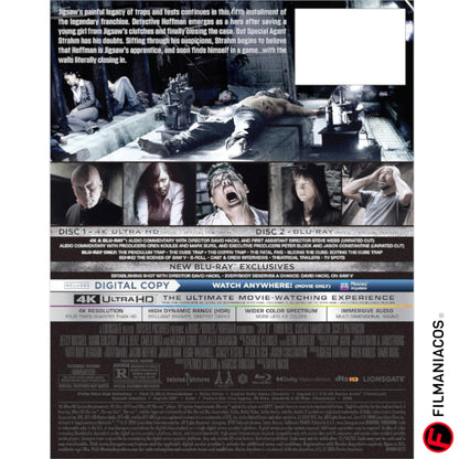 PRE-VENTA: Saw V (2008) (Steelbook) [4K Ultra HD + Blu-ray]