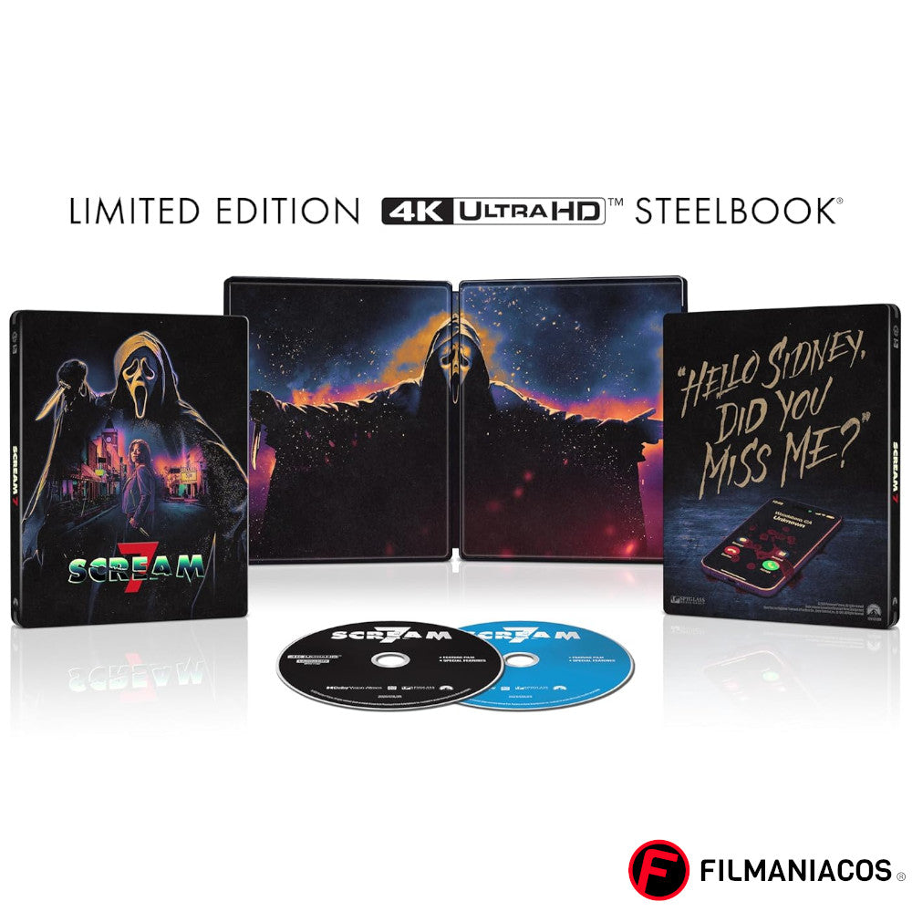 PRE-VENTA: Scream 7 (2026) (Steelbook) [4K Ultra HD + Blu-ray]
