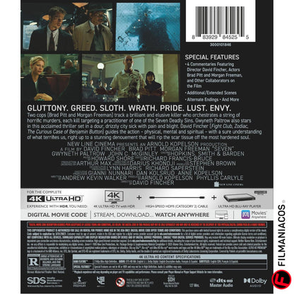 PRE-VENTA: Se7en (1995) [4K Ultra HD]