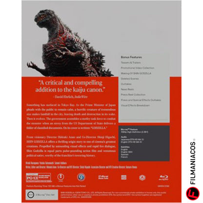 PRE-VENTA: Shin Godzilla (2016) [Blu-ray]