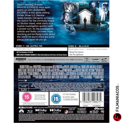 PRE-VENTA: Shutter Island (2010) (Collector's Edition) [4K Ultra HD + Blu-ray]