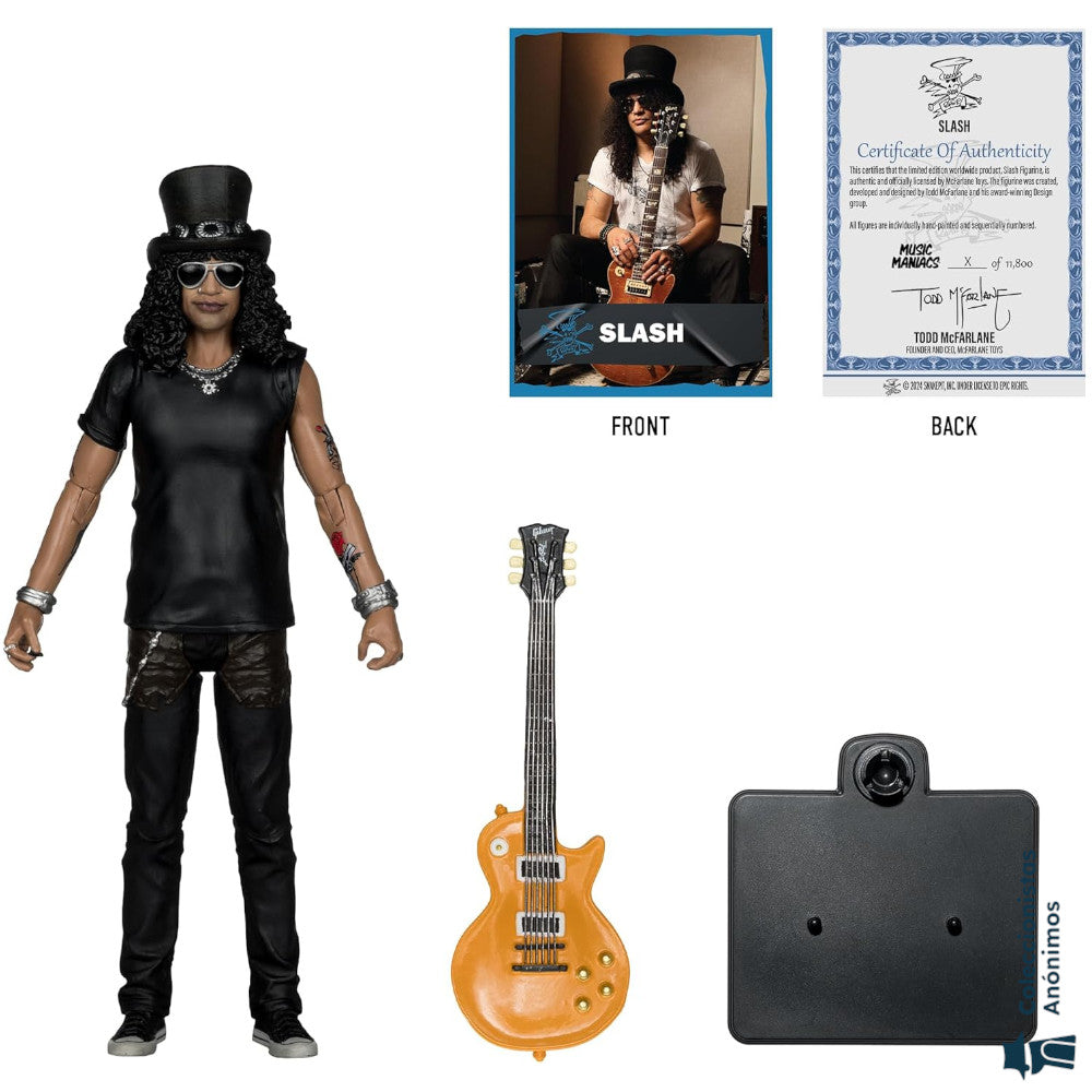 Slash (Guns N' Roses) McFarlane Toys Music Maniacs Metal (Figura de 6")