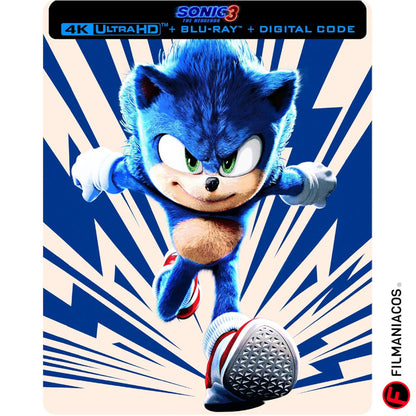 PRE-VENTA: Sonic the Hedgehog 3 (2024) (Steelbook) [4K Ultra HD + Blu-ray]