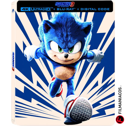 PRE-VENTA: Sonic the Hedgehog 3 (2024) (Steelbook) [4K Ultra HD + Blu-ray]