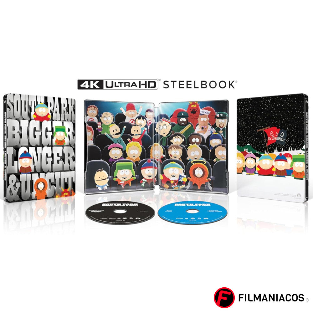 PRE-VENTA: South Park: Bigger, Longer & Uncut (1999) (Steelbook) [4K Ultra HD + Blu-ray]