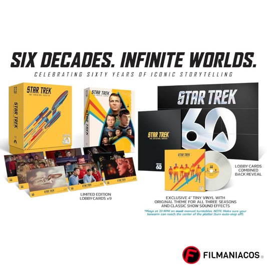PRE-VENTA: Star Trek: The Complete Original Series (60th Anniversary Gift-Set) (1966-1969) [Blu-ray + LP]